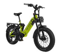 Vélo électrique CYRUSHER Kommoda Pro 20 pouces à gros pneus, moteur 250 W, batterie 52 V 20 Ah
