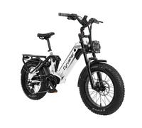 Vélo électrique CYRUSHER Kommoda Pro 20 pouces à gros pneus, moteur 250 W, batterie 52 V 20 Ah