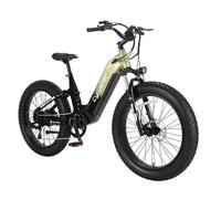 Vélo électrique Cyrusher Roam à cadre ouvert - Moteur 250 W, batterie 52 V 15,6 Ah - vert