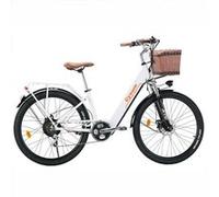 Vélo électrique Cysum Cityrun, 26 po, 25 km/h, blanc Blanc