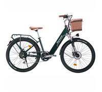 Vélo électrique Cysum Cityrun, 26 po, pour trajets urbains, Vert
