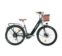VéLo Électrique Cysum Cityrun | Vitesse Max 25 km/h | Autonomie 60 km | Moteur 250W | Batterie 36V 10Ah | Pneus 26 Pouces | Vert