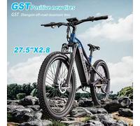 Vélo électrique de montagne PULUMA PH001 48V 20AH avec écran LCD de 3,5 pouces, pneus de 27 pouces, capteur de couple, excellente performance en montée, adapté à la conduite hors route en montagne. bl