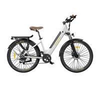 Eleglide Vélos électriques T1 Step-Thru, Vélo électrique de 27,5 Pouces,Batterie 36V 12,5Ah, écran LCD,7 Vitesses, E-Bike Urbain pour Adulte Homme Femme, VTC (Blanc)