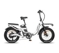 Vélo électrique de randonnée Fafrees F20 X-Max, batterie Samsung 48 V 30 Ah, triple suspension, blanc