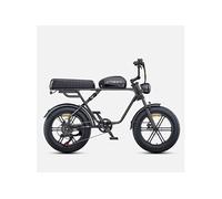 Vélo électrique de style moto M1, pour Deux Passagers, Max 25 km/h, Noir