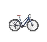 Vélo électrique de ville F700W, capteur de couple, léger, 27,5 po, bleu