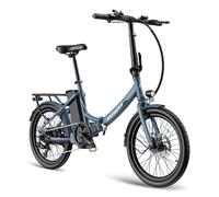 Vélo électrique de ville Fafrees F20 Light - Pneus 20 - Moteur 250 W - Batterie 36 V 16,75 Ah - Bleu