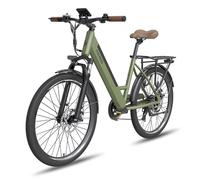 Vélo électrique de ville Fafrees F26 Pro, 250 W 36 V 14,5 Ah, pour femme, vert