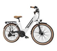 Vélo Électrique de Ville Headeer BD26195 26" - Batterie 48V 11.5Ah, Blanc Blanc