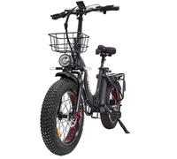 Vélo Electrique DrveTion CT20 - 20*4.0 Pouces Moteur 750W Batterie 48V15AH Frein à Disque - Noir
