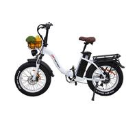 Vélo électrique - DRVETION - CT20 - 750W - Batterie 20AH - Fatbike Blanc
