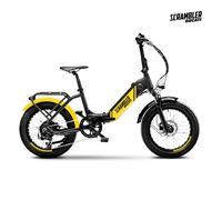 Vélo électrique scrambler scr x moteur bafang 48v/250w/60nm , batt int 48v 10.4ah, dérailleur shimano 7 vitesses. 25km/h pneu 20"