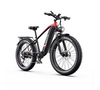Vélo électrique DUOTTS Autonomie PAS 80KM Moteur 500W Couple 65Nm Batterie 48V18Ah Bluetooth Pneu 26"" VTT Fat Bike Rouge