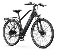 Vélo électrique DUOTTS C29 Lite, batterie 36V 13Ah, pneus 700C, transmission à 7 vitesses, autonomie de 40 à 65 km, vitesse maximale de 25 km/h. Noir. Black