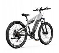 Vélo Électrique Duotts E29, Équipé D'Un Moteur Bafang 720 W, D'Une Batterie 48 V 20 Ah, Vitesse Maximale 40 Km/H, Autonomie 90 Km, Freins Hydrauliques, Finition Blanc Argenté.