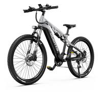 Vélo électrique DUOTTS E29, moteur Bafang 250W, batterie 13,5 Ah, Shimano 14 vitesses, capteur de couple, Blanc argenté