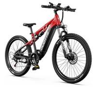 Vélo électrique DUOTTS E29, moteur Bafang 250W, batterie 48V 13,5Ah, suspension intégrale, pneus 27,5 pouces, freins hydrauliques, autonomie 45-90 km, rouge. Red