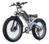 Vélo électrique DUOTTS N26, moteur 1500 W, batterie 20 Ah, vitesse maximale 50-55 km/h, suspension intégrale, Bleu