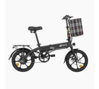 Vélo Électrique DYU A1F PRO 16 Pouces 25km/h - Moteur 250W Batterie 36V7.5Ah Freins à Disque - Noir