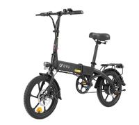 VéLo Électrique DYU A1F Pro | Vitesse Max 25 km/h | Autonomie 60 km | Moteur 250W | Batterie 36V 7.5Ah | Pneus 16 Pouces | Noir