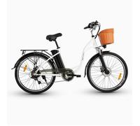 Vélo électrique - DYU - C6 - Autonomie 60 km - Moteur 350 W - Batterie amovible 12,5 Ah