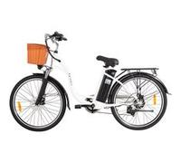 Vélo électrique DYU C6 vélo électrique intelligent 26 pouces 350W 12.5Ah 36V détachable Blanc G