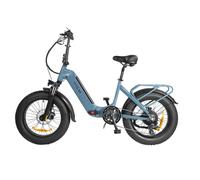 VéLo Électrique DYU FF500 | Vitesse Max 25 km/h | Autonomie 70 km | Moteur 250W | Batterie 48V 14Ah | Pneus 20 Pouces | Bleu