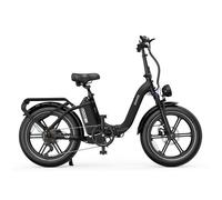 Vélo électrique ECOWORLD C2 PRO, Moteur 500W Batterie 48V18AH Accélérateur de pouce + Capteur booster, 20*4.0 Pneus Neige, Noir