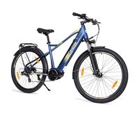 Vélo de trekking C1 250 W moteur à entraînement central batterie 522 Wh suspension hydraulique et freins à disque hydrauliques (bleu)