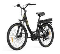 Vélo Électrique Eleglide C2 - Moteur Central 250W - Batterie 36V 13Ah - Portée Max 100km - Freins à Disque Hydrauliques - Pneus 26""