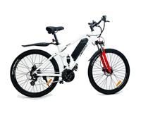 Vélo électrique EMOTORAD EMX, 36V 250W 470WH, 25KM/H, Autonomie 55-70 KM, Tout suspendu, TEKTRO HD-M275 Hydraulique, Blanc