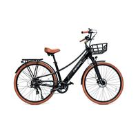 Vélo électrique EMOTORAD PLYMOUTH, Moteur arrière 250W, Batterie 36V 11.6Ah 418Wh, 25KM/H Autonomie 50KM, Pneu CST 700*40C, Noir