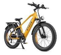 Vélo électrique ENGWE E26 Autonomie 140km Moteur 250W Batterie 48V16Ah Amortisseur avant Pneus snow 26 pouces VTC Fat bike Jaune