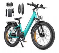 Vélo Électrique Engwe E26, Moteur 250w, Batterie 48v16ah, Vitesse Maximale 25km/H, Autonomie 40km, Capacité De Charge Maximale 150kg, Pneus 26pouces, Freins Hydrauliques, Double Suspension, Vert.