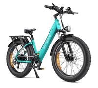 Vélo électrique ENGWE E26 ST Autonomie 140km Moteur 250W Batterie 48V16Ah Amortisseur avant Pneus snow 26 pouces VTC Fat bike bleu