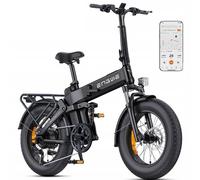 Vélo Électrique Engwe Engine Pro 3.0 Boost, Puissance 250 W, Couple 90 Nm, Batterie 48 V 15 Ah, Autonomie 130 Km, Système Antivol, Freins Hydrauliques, Suspension Intégrale - Noir