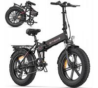 Vélo Électrique Engwe Ep-2pro Batterie 48 V 13 Ah Pneus Larges 20« X 4,0 » Moteur Puissant 750 W Vélo Électrique 7 Vitesses Vitesse Maximale 45 Km/H Vélo Électrique Tout-Terrain/Neige Noir