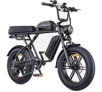 Engwe M1 E-Bike 20 Inch Electric Bicycles48vdouble Batterie 28.6ah Replacement Battery 90-170 Km Fat Bike Black Multicolore