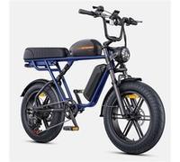 Vélo électrique ENGWE M1, moteur 250W, batterie 28,6AH, 25 km/h max, 7 vitesses, pneus 20*4, bleu