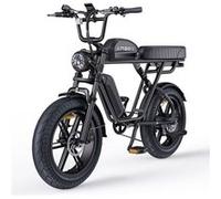Vélo Électrique Engwe M1 Pas 170km Batterie 48v28.6ah Tout Suspendu Shimano 7 Vitesses Pneus 20 Pouces Vtt Fat Bike Noir