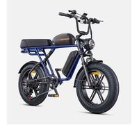 Vélo électrique ENGWE M1, Version longue portée Moteur 250W, Batterie 48V 28.6Ah, Max 170km, pneus gras 20×4.0 tout-terrain, bleu