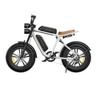velo electrique ENGWE M20 Autonomie 80-150km Batterie 48V26Ah Moteur 250W tout suspendu Pneus 20 pouces VTT Fat bike blanc
