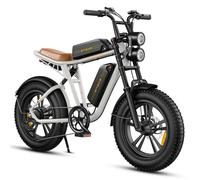 Vélo Électrique ENGWE M20 Fat Bike 20’’ - Batterie 48V 26Ah, Moteur 250W, Autonomie Jusqu’à 150 km, Suspension Intégrale - Blanc