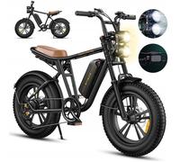 Engwe M20 - Vélo Électrique - Moteur 250w - Batterie 48v 13ah - Autonomie 50km - Max25km/H Roues 20"- Noir Multicolore