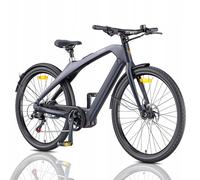Vélo Électrique Engwe N1 Pro En Fibre De Carbone, 250 W, 36v10 Ah, 25 Km/H, Autonomie De 100 Km, Shimano 7 Vitesses + App - Gris