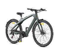 Vélo électrique Engwe N1 PRO en fibre de carbone, moteur à entraînement central 250 W, 360 Wh, Vert