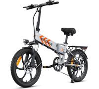 Vélo électrique ENGWE P1 - Pneus 20 Pouces 250W Batterie 36V13AH Frein à Disque Mécanique - Argent