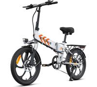 Vélo Électrique ENGWE P1 - Pneus 20 Pouces 250W Batterie 36V13AH Frein à Disque Mécanique - Blanc