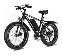 Vélo Electrique EK15S 26", Moteur 500W, Batterie 48V amovible, Vitesse 25 km/h, Autonomie de 50-90 km, Résistance IP54